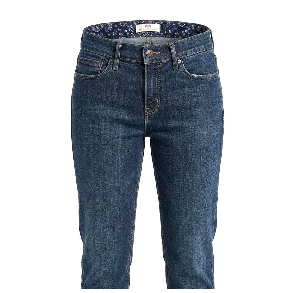 Levis 525 28x32 Size 6 Perfect Waist Dark Wash Straight Leg Jeans , NWOT